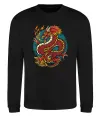 Свитшот Вогняний дракон Черный фото