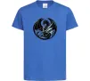Детская футболка Дракони коло Ярко-синий фото