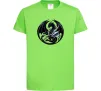 Детская футболка Дракони коло Лаймовый фото