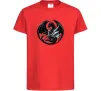 Детская футболка Дракони коло Красный фото