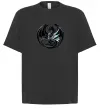 Футболка Оверсайз Дракони коло Чорний фото