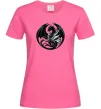 Женская футболка Дракони коло Ярко-розовый фото