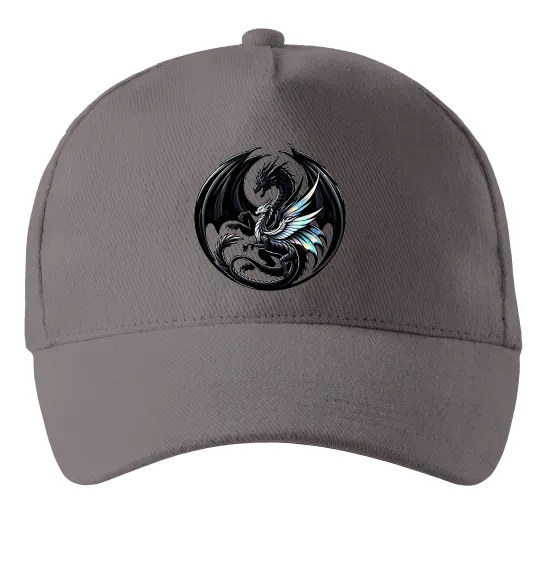 Кепка Дракони коло Серый фото