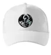Кепка Дракони коло Білий фото