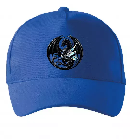 Кепка Дракони коло Яскраво-синій фото