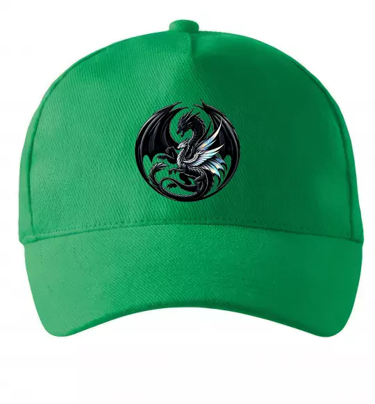 Кепка Дракони коло Зелений фото