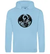 Мужская толстовка (худи) Дракони коло Голубой фото