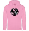 Женская толстовка (худи) Дракони коло Розовый фото