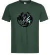 Мужская футболка Дракони коло Темно-зеленый фото