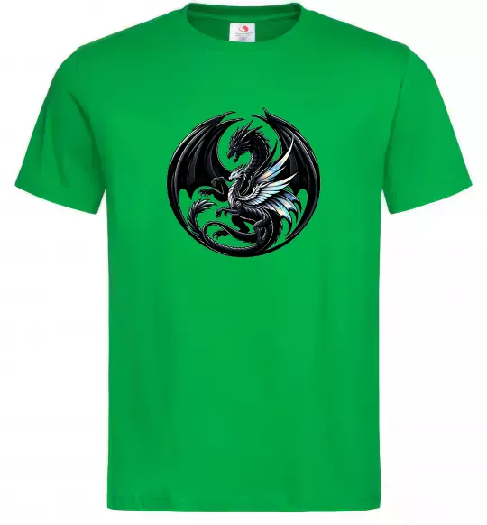 Мужская футболка Дракони коло Зеленый фото