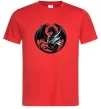 Мужская футболка Дракони коло Красный фото