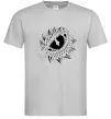 Мужская футболка Dragon eye Серый фото