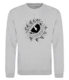 Свитшот Dragon eye Серый меланж фото