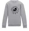 Детский Свитшот Dragon eye Серый меланж фото