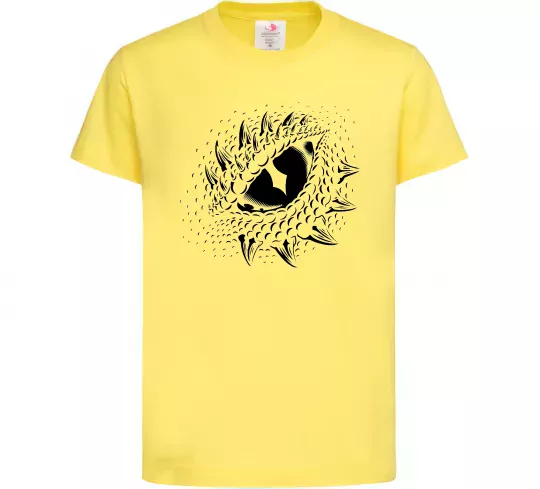 Детская футболка Dragon eye Лимонный фото
