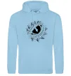 Женская толстовка (худи) Dragon eye Голубой фото
