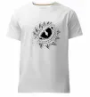 Мужская премиум футболка Dragon eye Белый фото