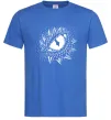 Мужская футболка Dragon eye Ярко-синий фото