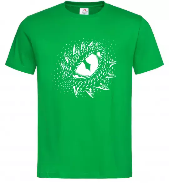 Мужская футболка Dragon eye Зеленый фото