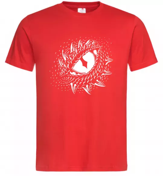 Мужская футболка Dragon eye Красный фото