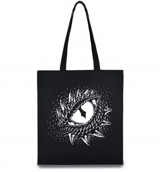 Эко-сумка Dragon eye Черный фото