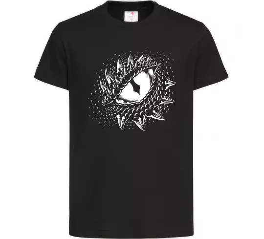 Детская футболка Dragon eye Черный фото