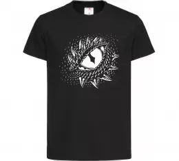 Детская футболка Dragon eye Черный фото