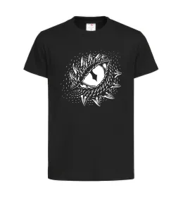 Дитяча футболка Dragon eye Чорний фото