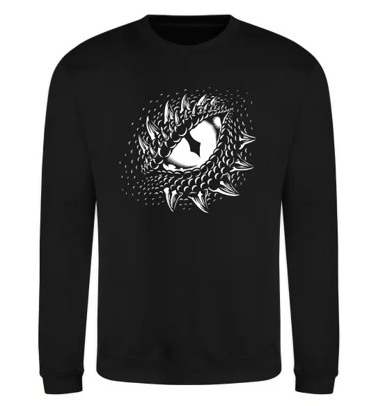Свитшот Dragon eye Черный фото