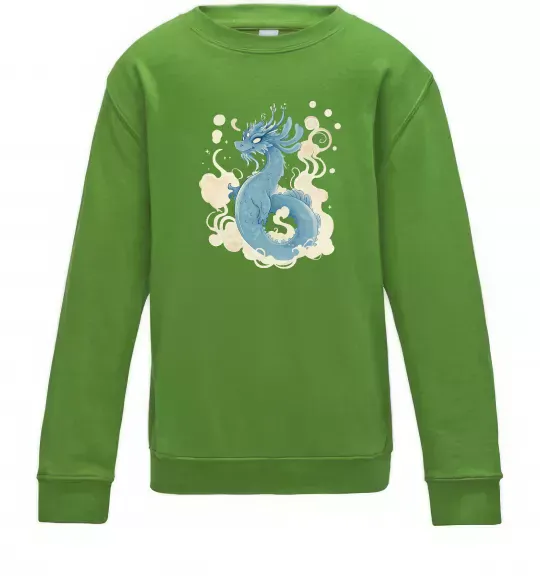 Детский Свитшот Air dragon Лаймовый фото