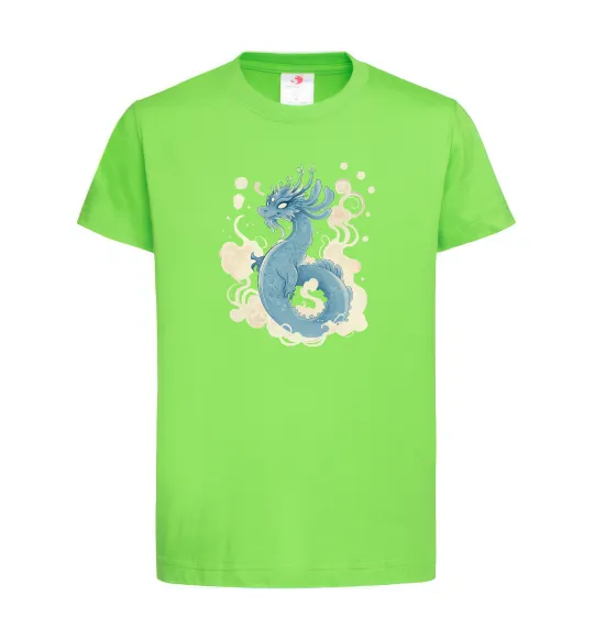 Дитяча футболка Air dragon Лаймовий фото
