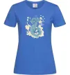 Жіноча футболка Air dragon Яскраво-синій фото