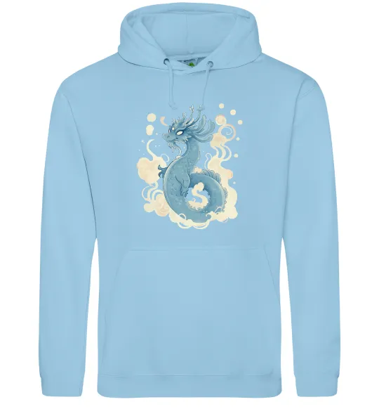 Женская толстовка (худи) Air dragon Голубой фото