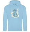 Женская толстовка (худи) Air dragon Голубой фото