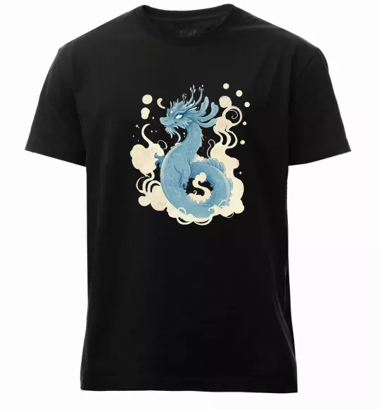 Мужская премиум футболка Air dragon Черный фото