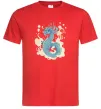 Мужская футболка Air dragon Красный фото