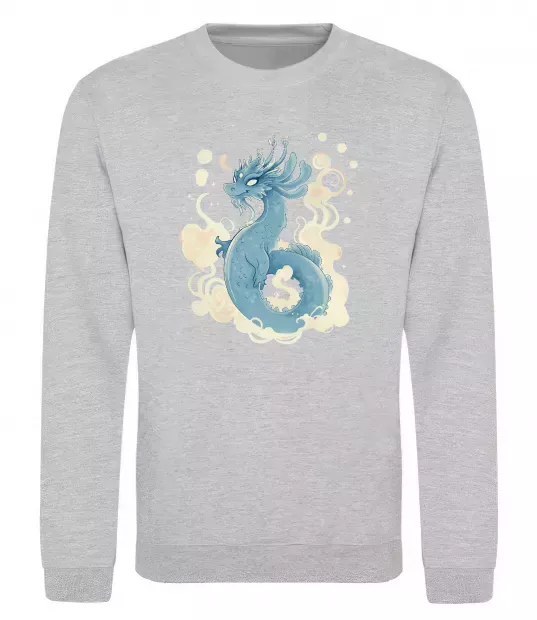 Свитшот Air dragon Серый меланж фото