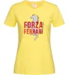 Женская футболка Forza ferrari Лимонный фото