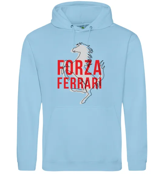 Женская толстовка (худи) Forza ferrari Голубой фото