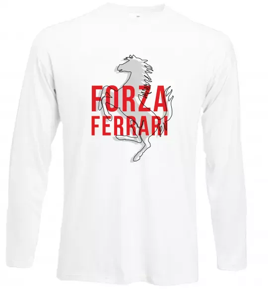Лонгслів Forza ferrari Білий фото