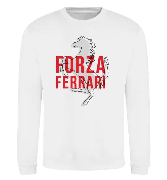 Світшот Forza ferrari Білий фото