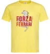 Мужская футболка Forza ferrari Лимонный фото