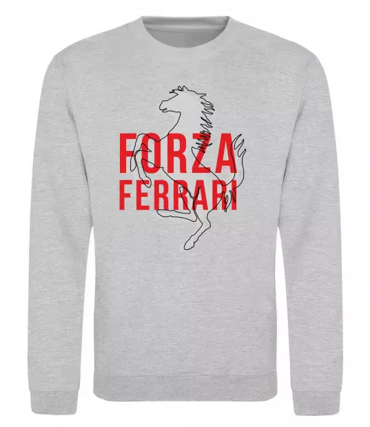 Світшот Forza ferrari Сірий меланж фото