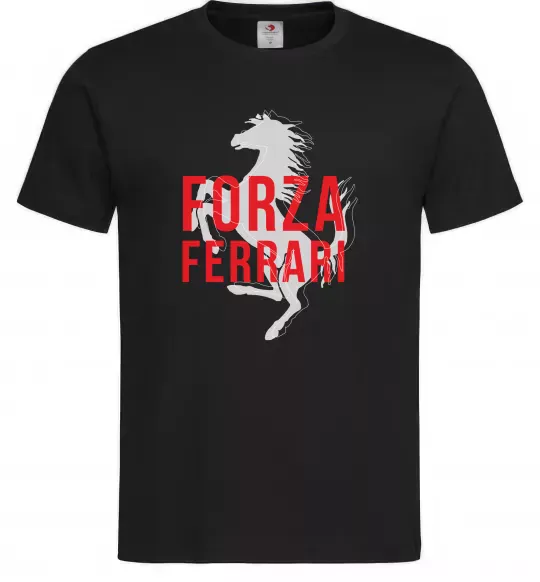 Мужская футболка Forza ferrari Черный фото
