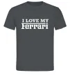 Мужская футболка I love my ferrari Графит фото