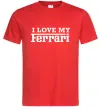 Мужская футболка I love my ferrari Красный фото