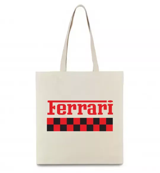 Эко-сумка Ferrari Бежевый фото