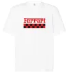 Футболка Оверсайз Ferrari Белый фото