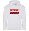 Женская толстовка (худи) Ferrari Серый меланж фото