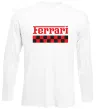 Лонгслив Ferrari Белый фото